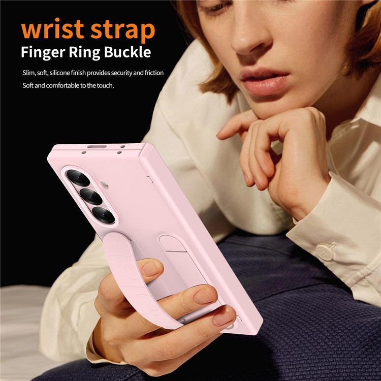  Samsung Galaxy Z Fold 7 Skal Kickstand Rosa