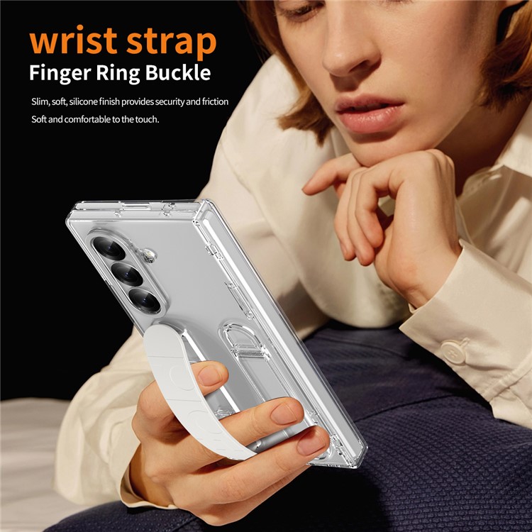  Samsung Galaxy Z Fold 7 Skal Kickstand Transparent