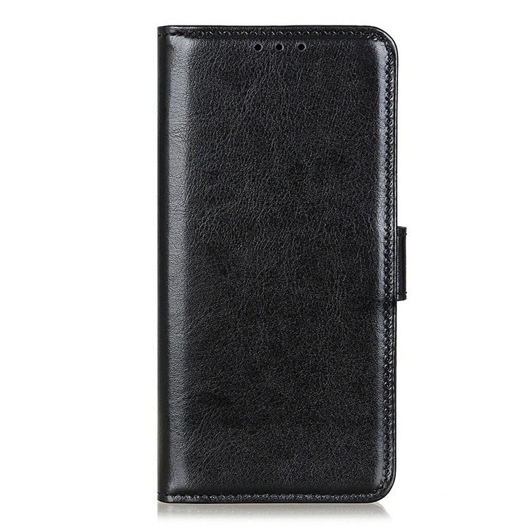  iPhone 17 Fodral Crazy Horse Läder Svart