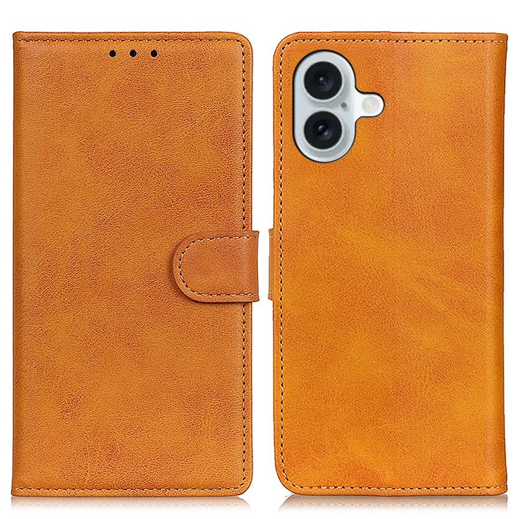  iPhone 17 Plånboksfodral Läder Brun