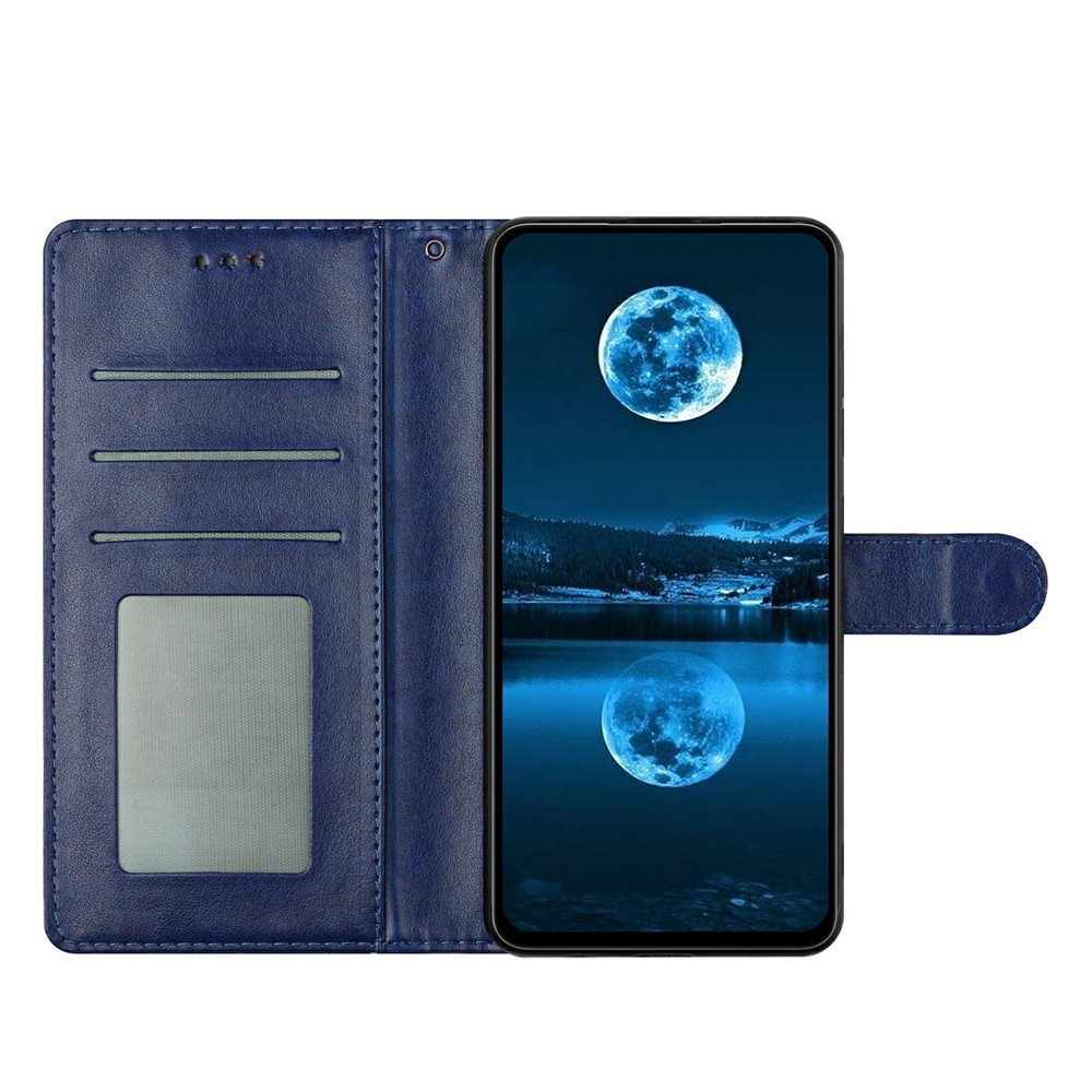  iPhone 17 Fodral Läder Blå