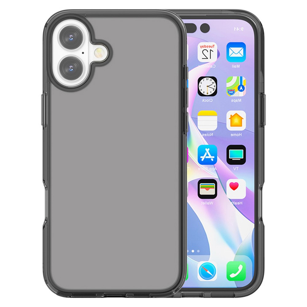  iPhone 17 Skal Shockproof Hybrid Tonad Grå