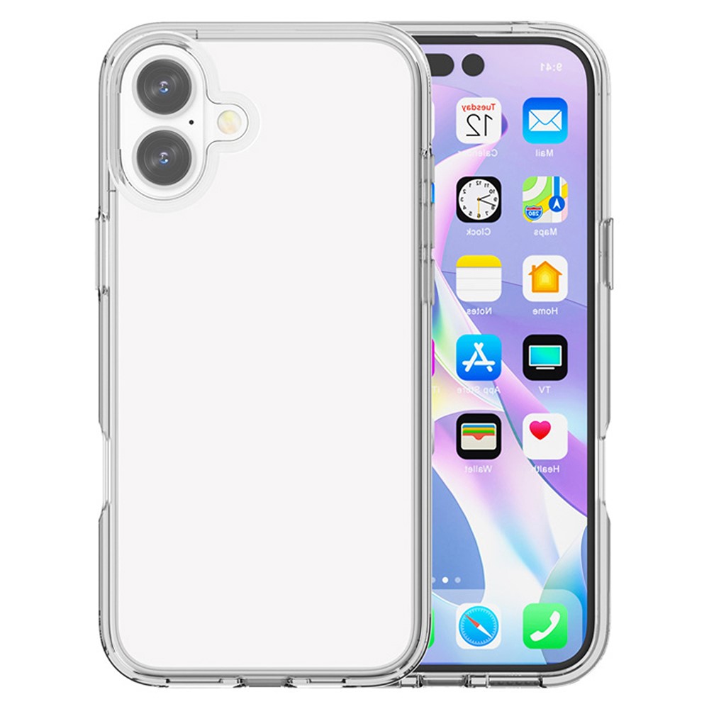  iPhone 17 Skal Shockproof Hybrid Transparent