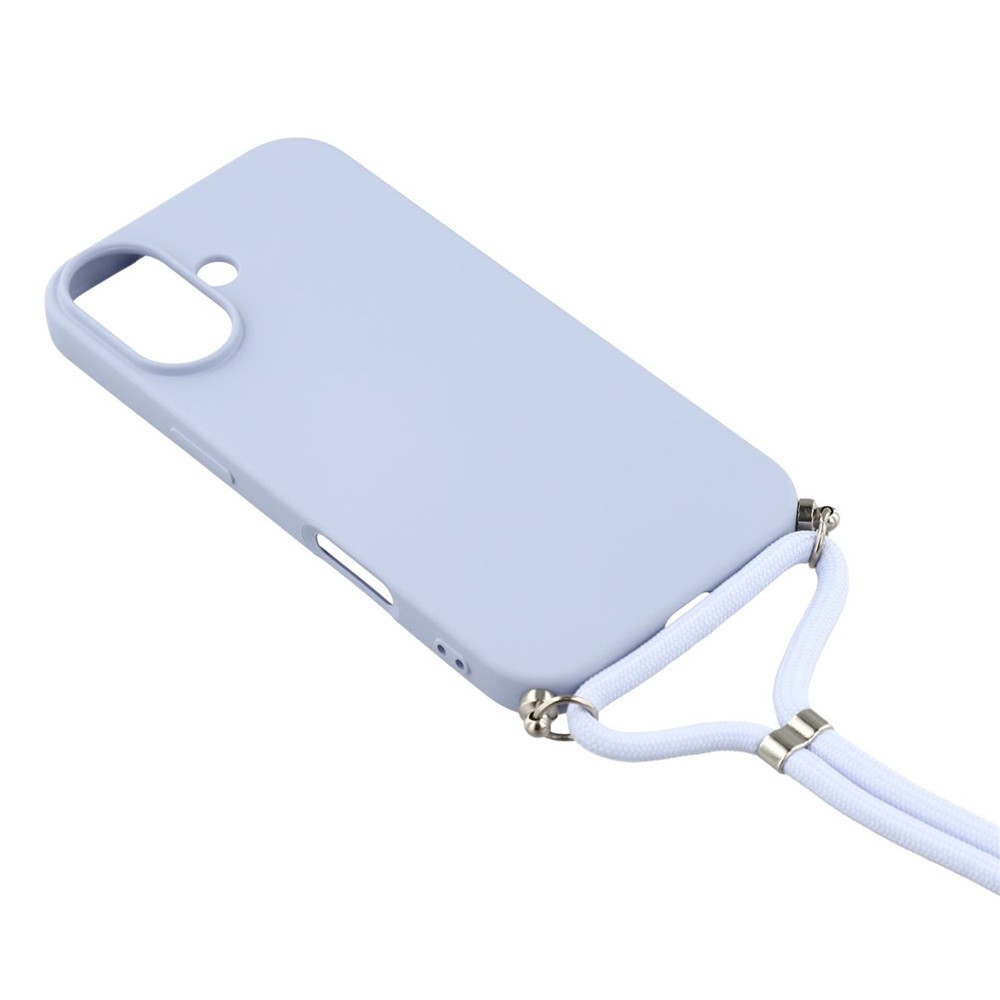  iPhone 17 Skal TPU Med Mobilsnöre Lila
