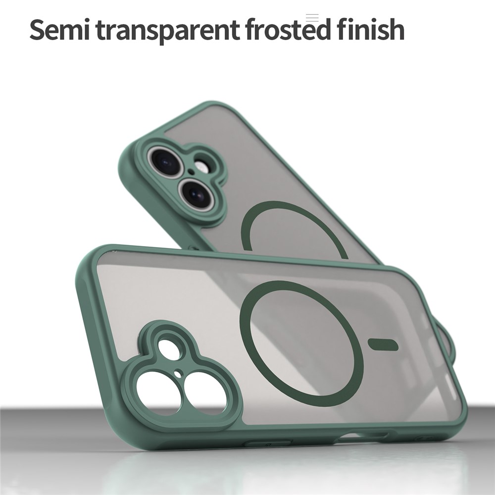  iPhone 17 Skal MagSafe Hybrid Grön