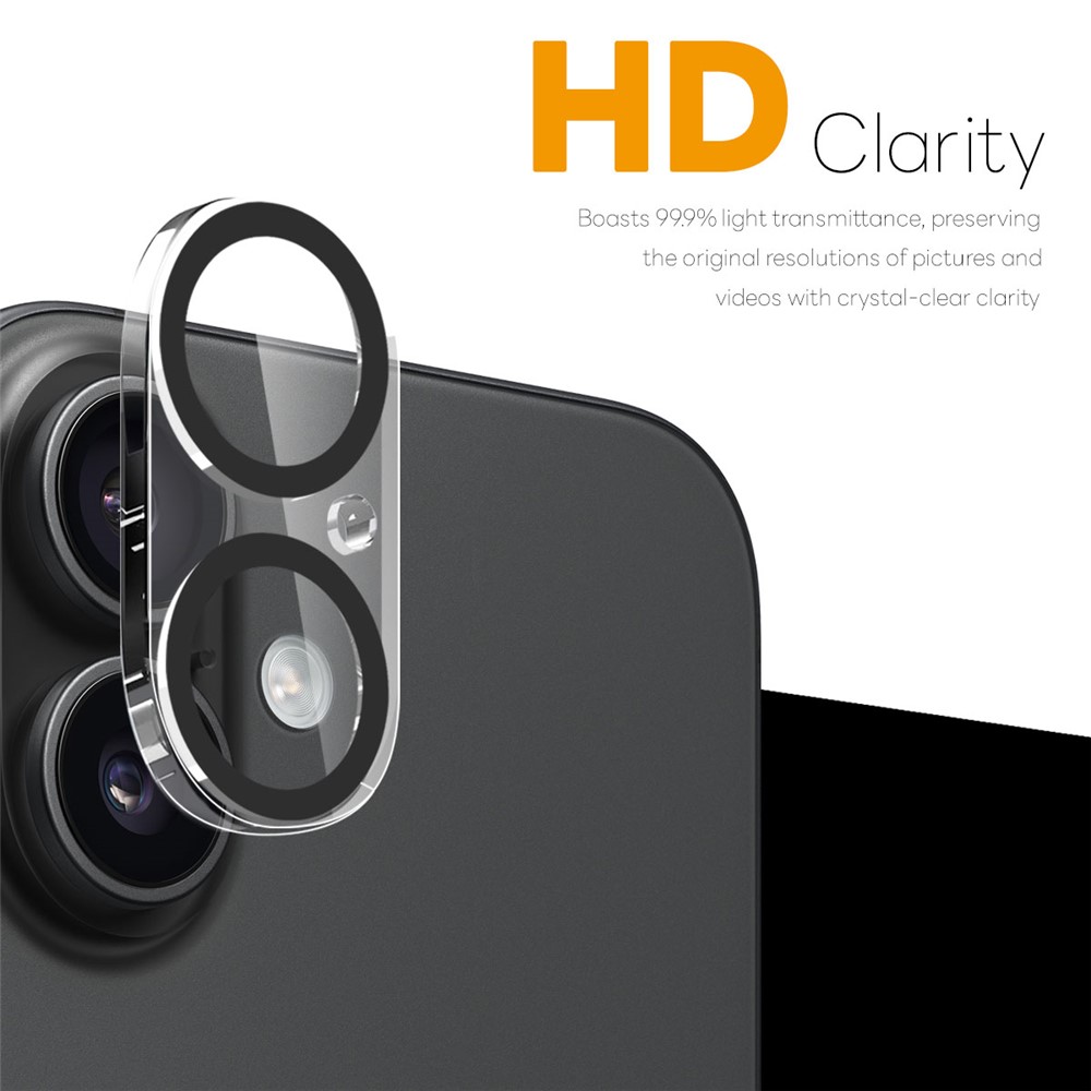 NORTHJO NORTHJO iPhone 17 2-PACK Linsskydd Härdat Glas