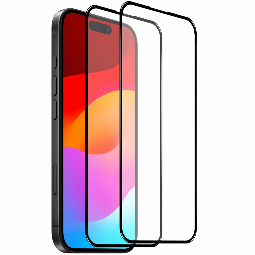 NORTHJO NORTHJO iPhone 17 2-PACK Skärmskydd Heltäckande Härdat Glas