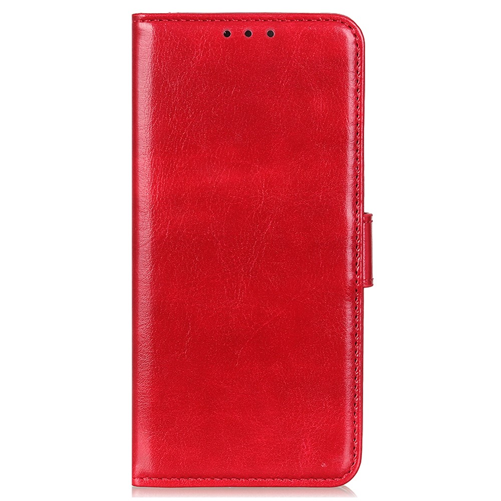  Google Pixel 10/10 Pro / 9/9 Pro Fodral Crazy Horse Läder Röd