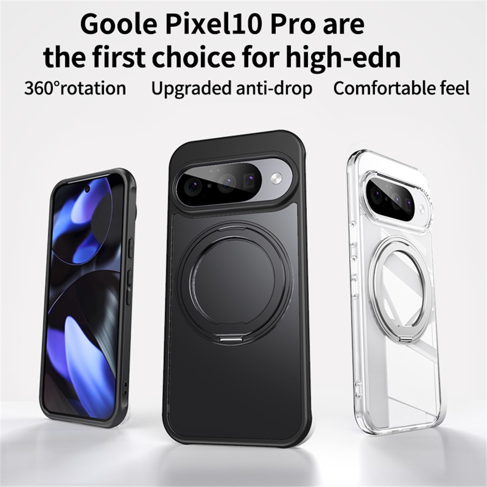  Google Pixel 10 / 10 Pro Skal MagSafe Kickstand Transparent