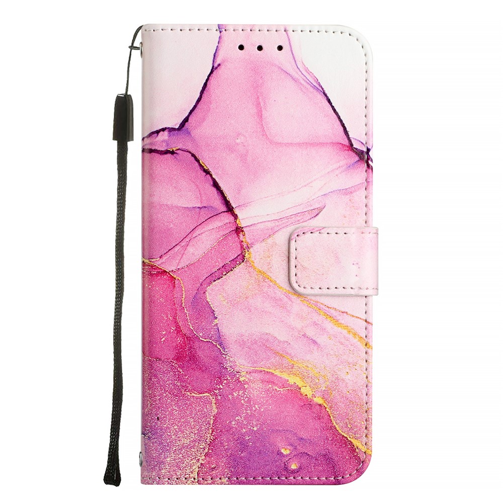  Google Pixel 10/10 Pro / 9/9 Pro Fodral Marmor Rosa / Lila