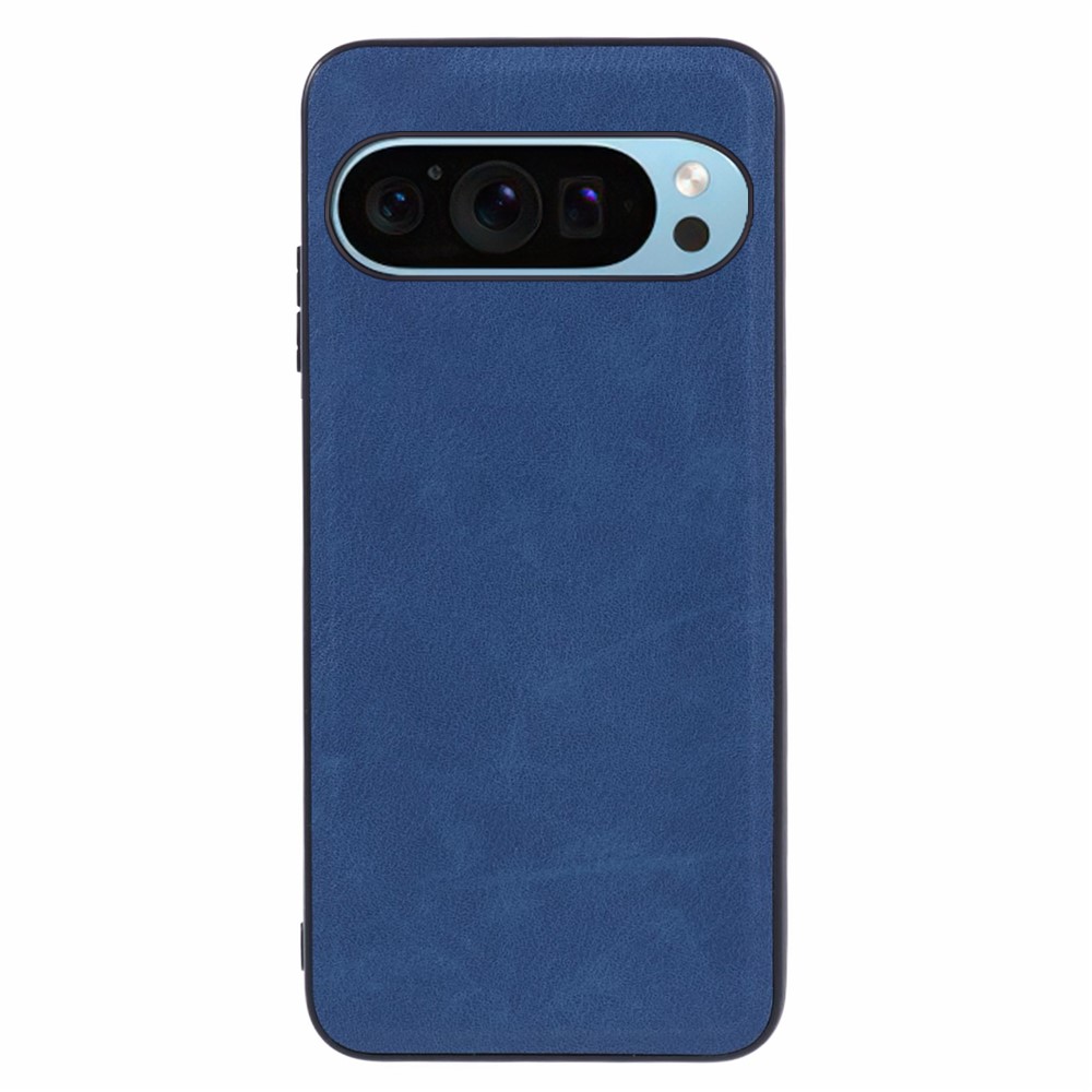  Google Pixel 10 / 10 Pro Skal Retro Läder Blå
