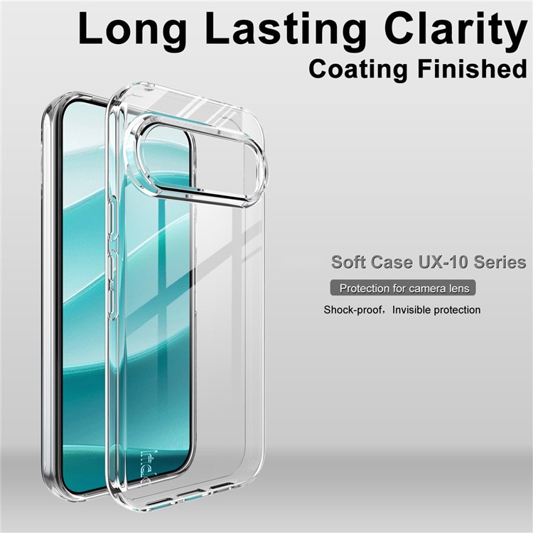 IMAK IMAK Google Pixel 10 / 10 Pro Skal Soft TPU Transparent
