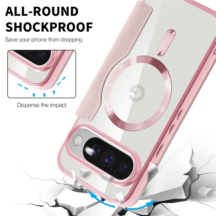  Google Pixel 10 / 10 Pro Fodral MagSafe Rhombus Rosa