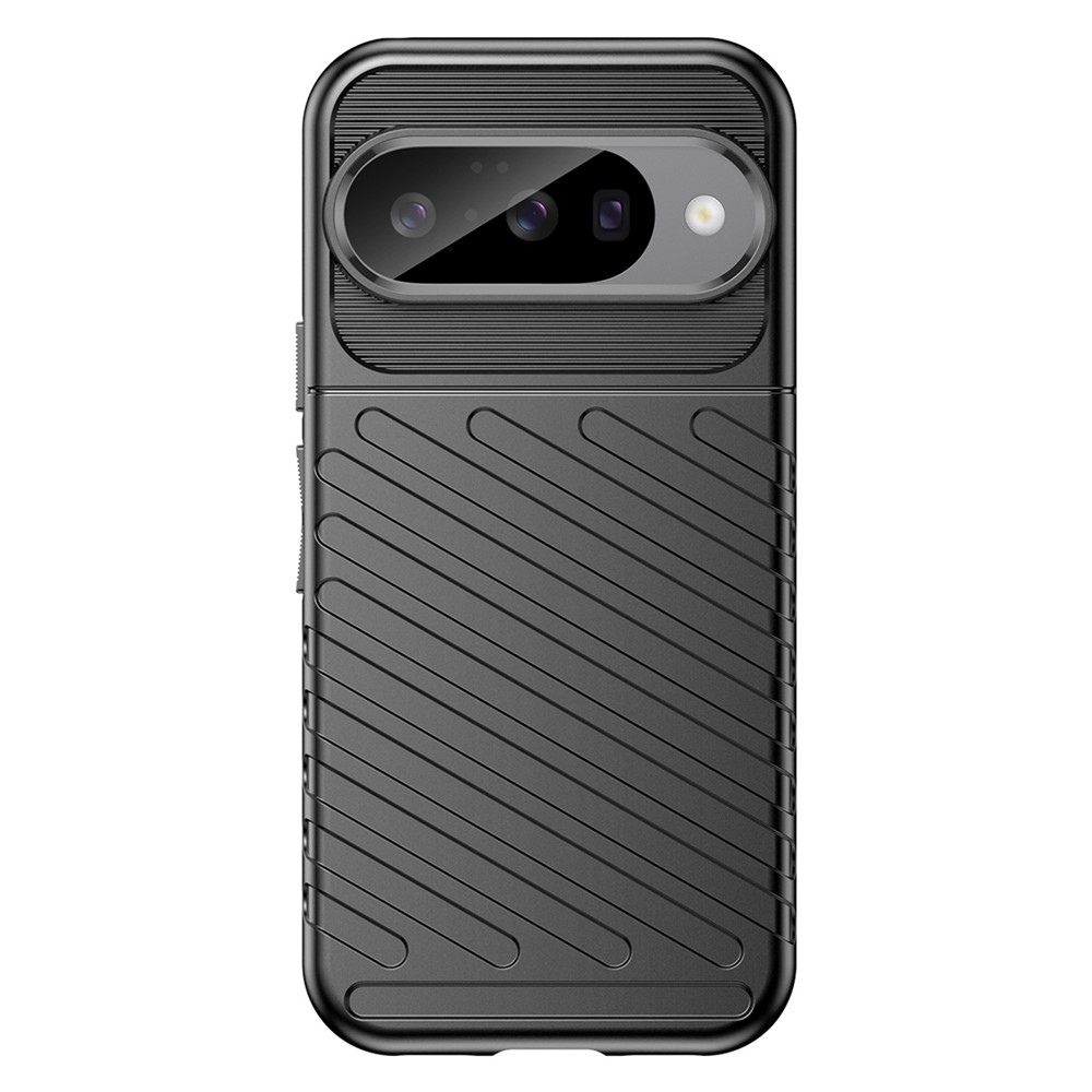 Google Pixel 10 / 10 Pro Skal Twill Textur Svart