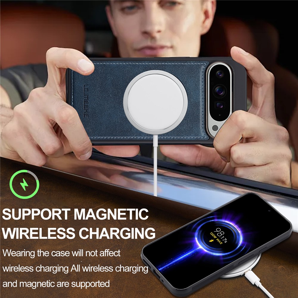 LC.IMEEKE LC.IMEEKE Google Pixel 10/10 Pro / 9/9 Pro Skal MagSafe Läder