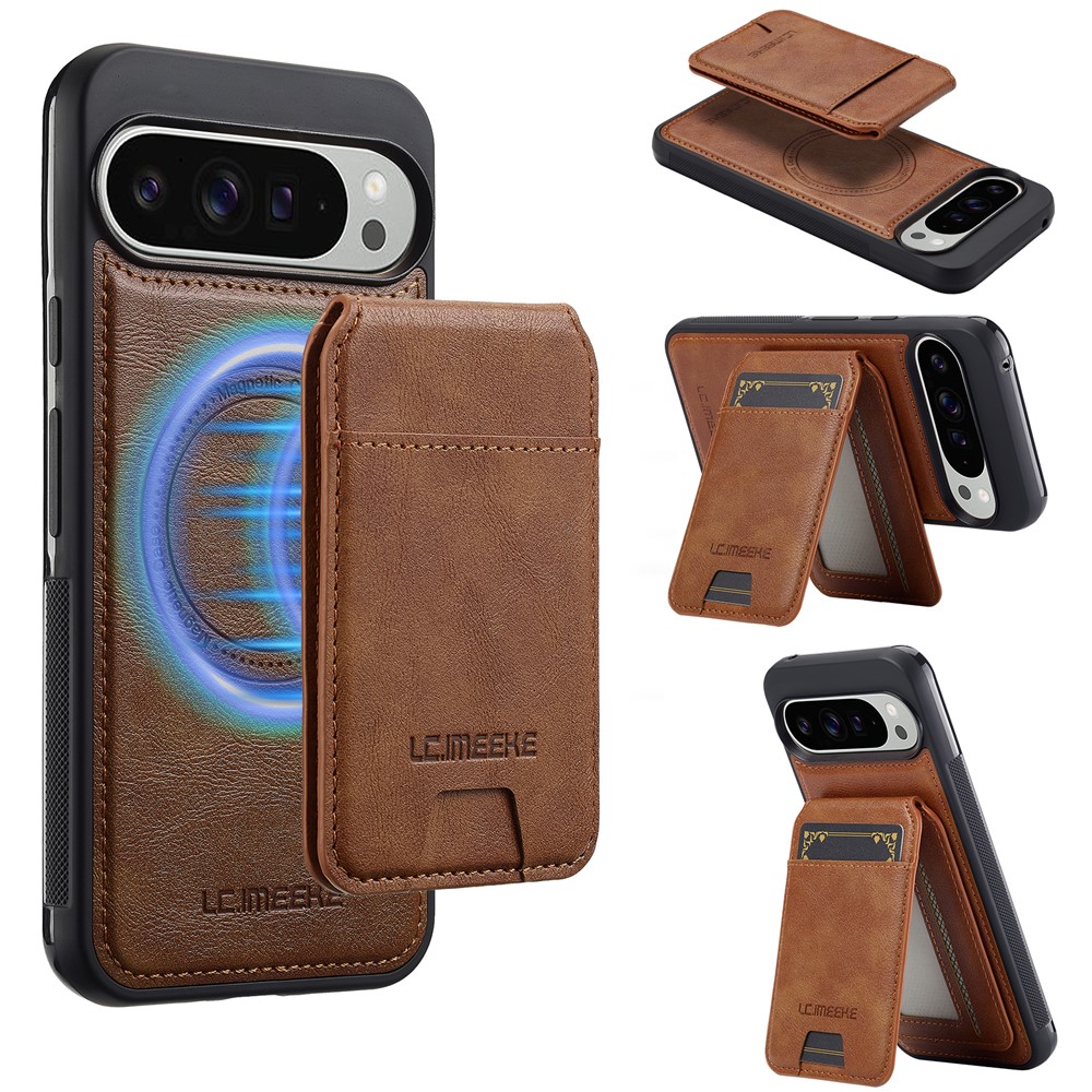 LC.IMEEKE LC.IMEEKE Google Pixel 10/10 Pro/9/9 Pro Skal Magnetiskt Kortfack