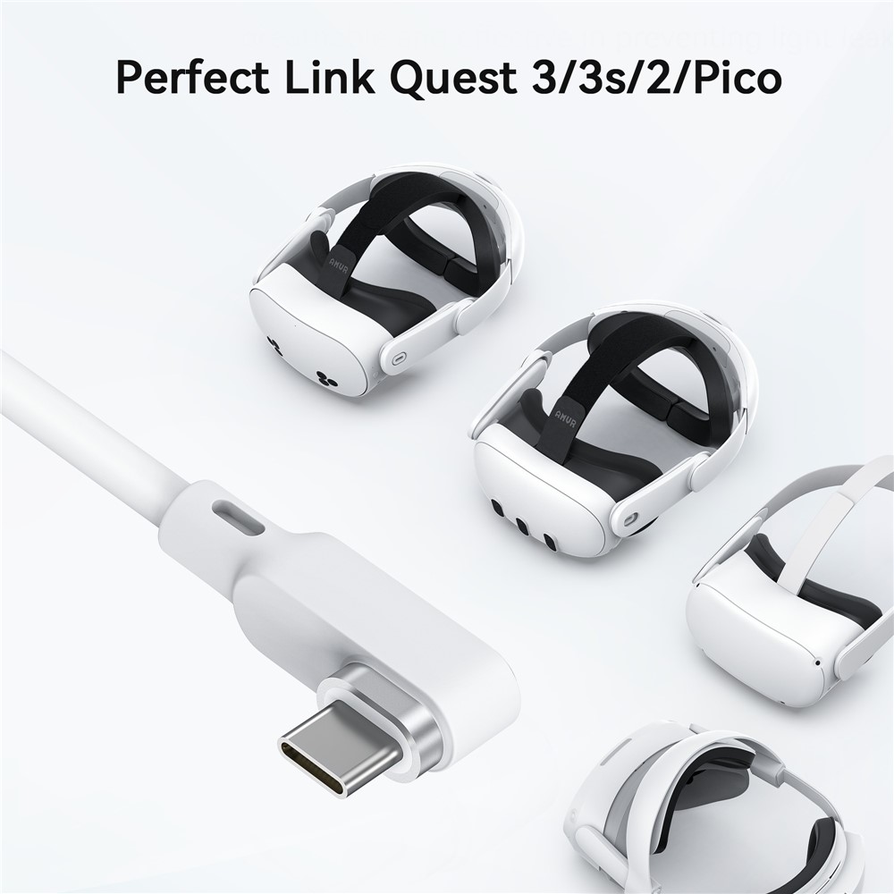 AMVR AMVR 5m Link Kabel Till VR Headset USB-C Vit