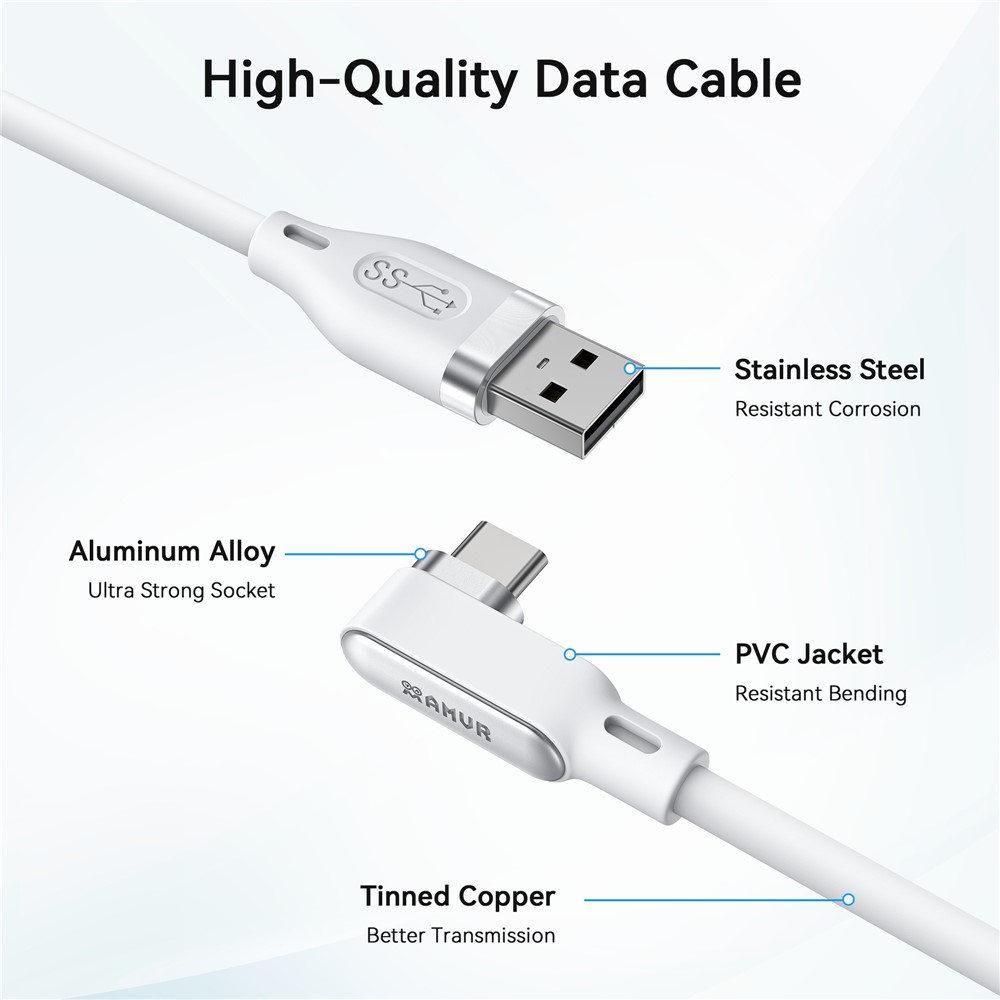 AMVR AMVR 5m Link Kabel Till VR Headset USB-C Vit