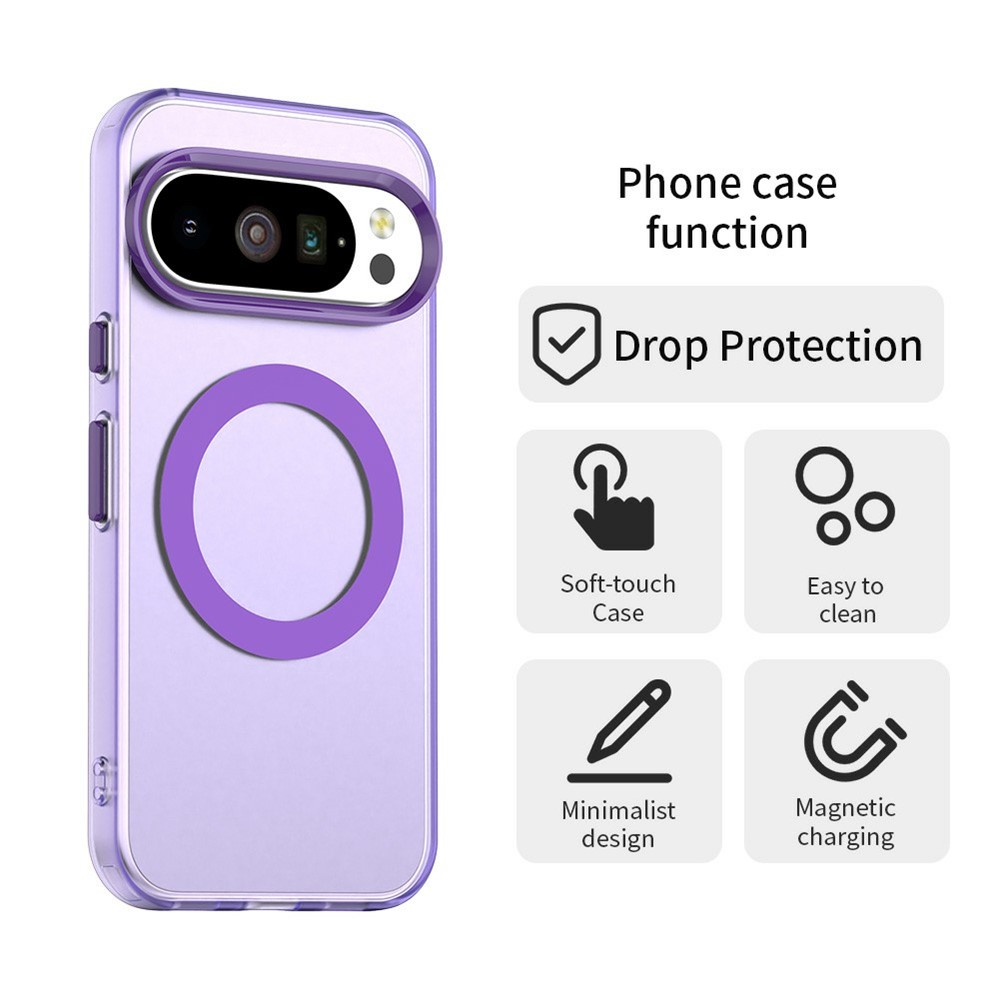  Google Pixel 10 Pro XL Skal MagSafe Hybrid Lila