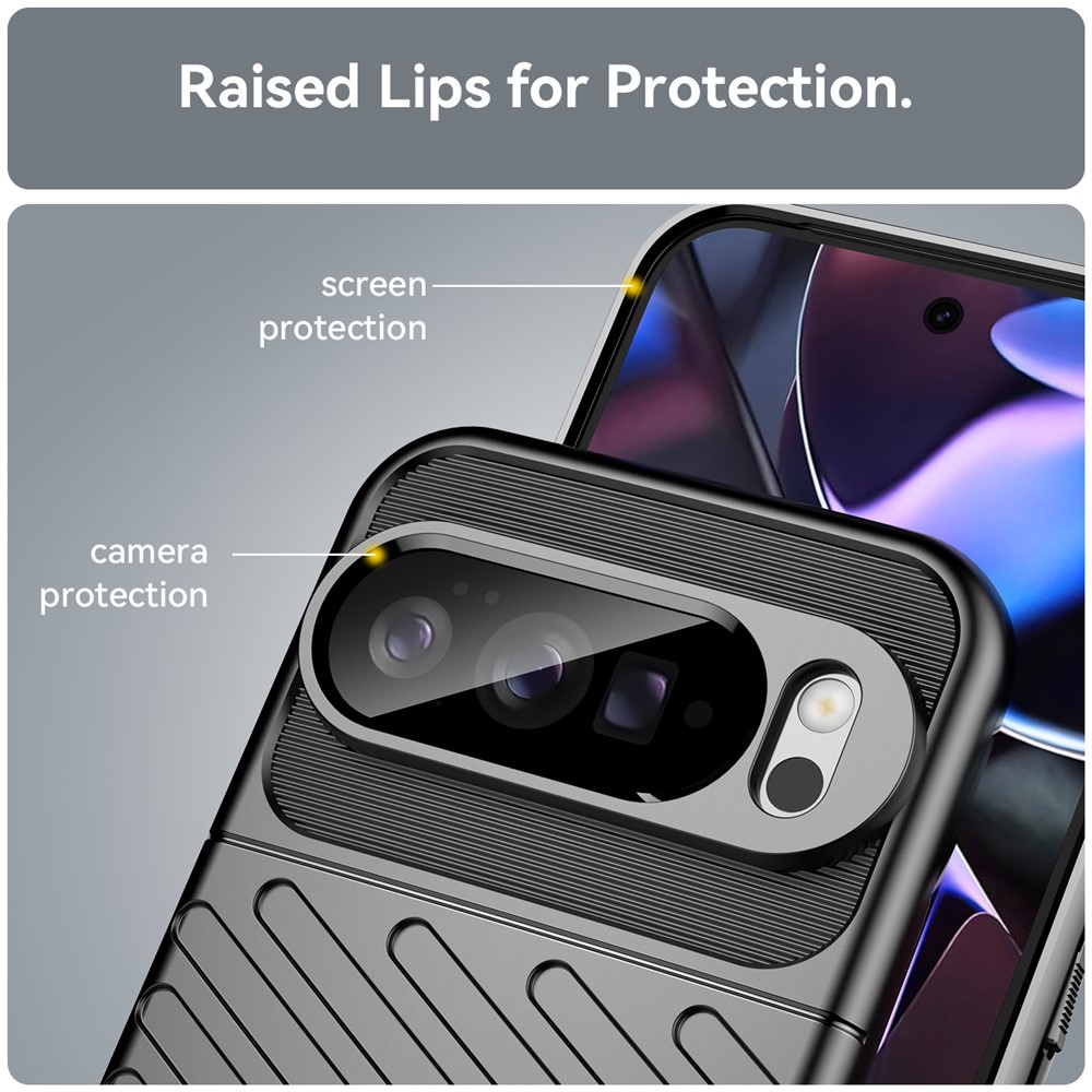  Google Pixel 10 Pro XL Skal Twill Textur Svart