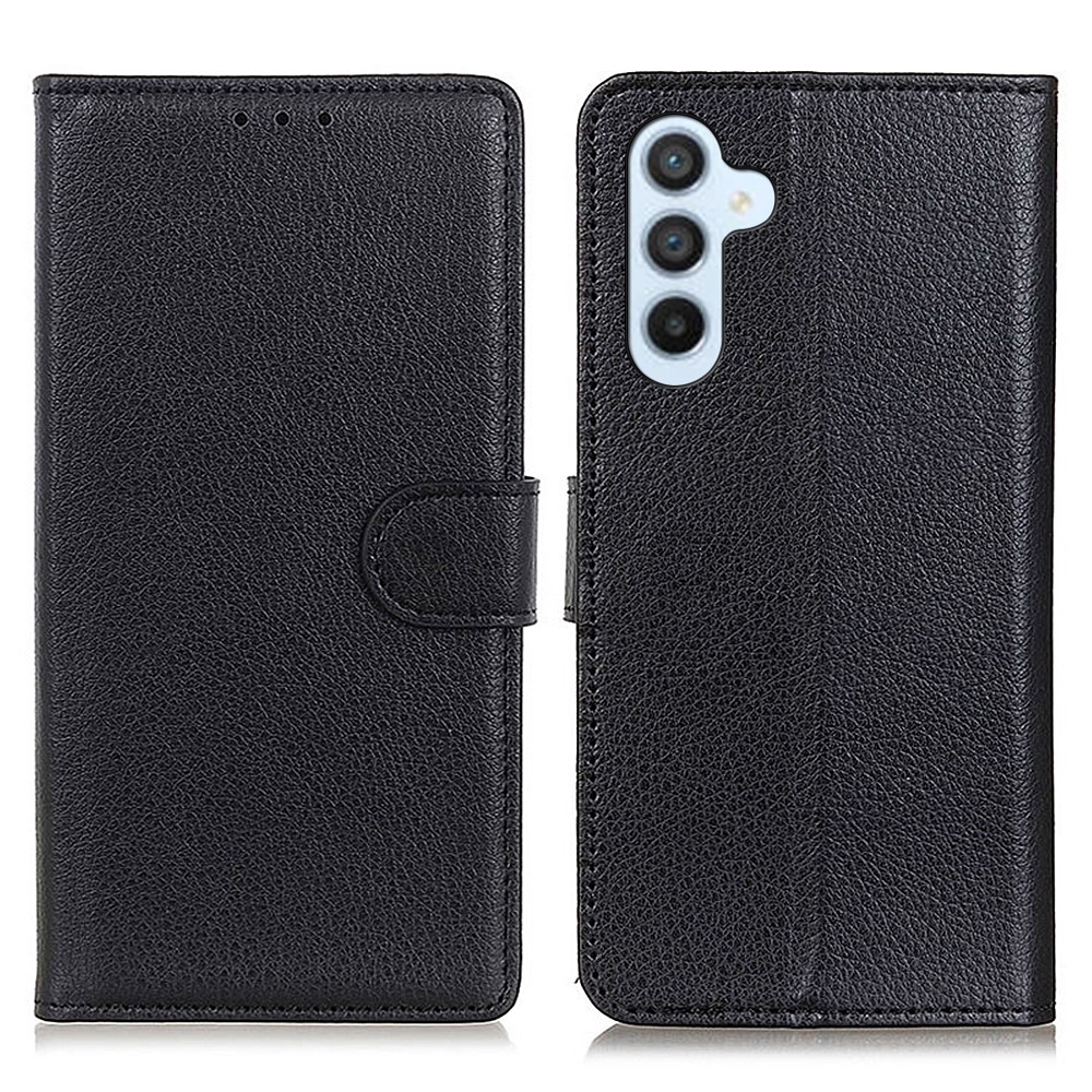  Samsung Galaxy A17 / A26 Fodral Litchi Läder Svart