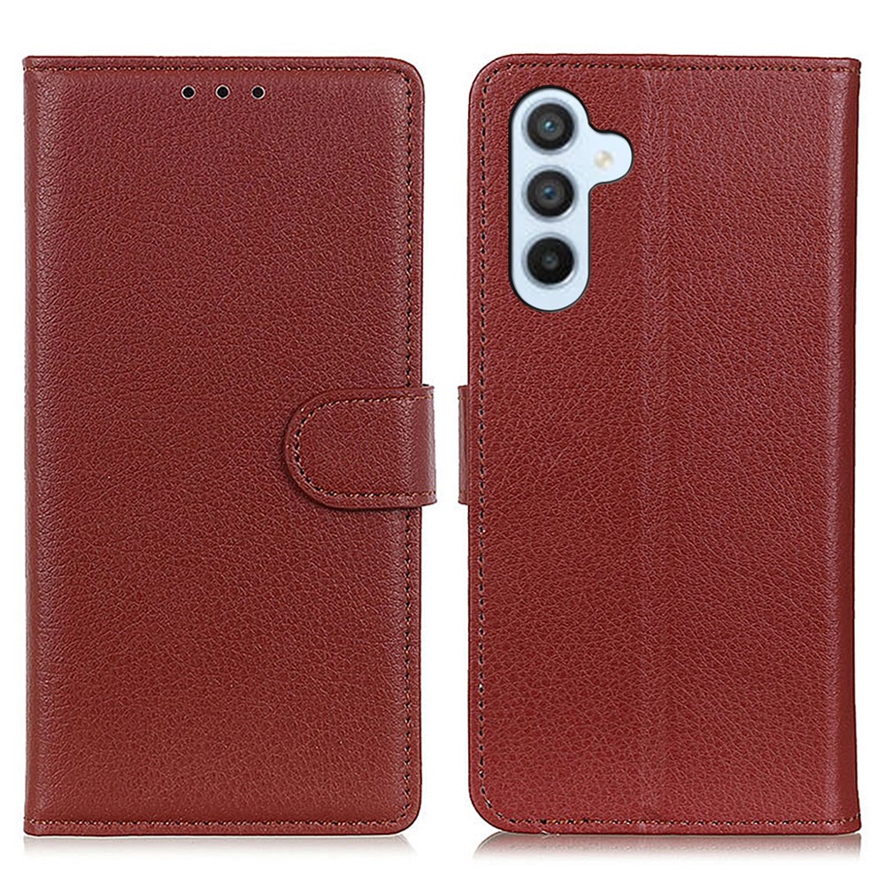 Samsung Galaxy A17 / A26 Fodral Litchi Läder Brun