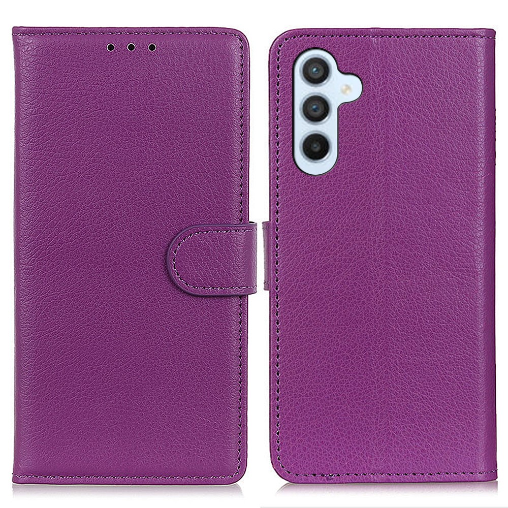  Samsung Galaxy A17 / A26 Fodral Litchi Läder Lila