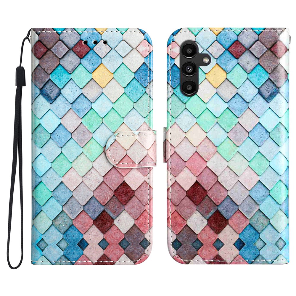  Samsung Galaxy S25 FE Fodral Med Tryck Grid