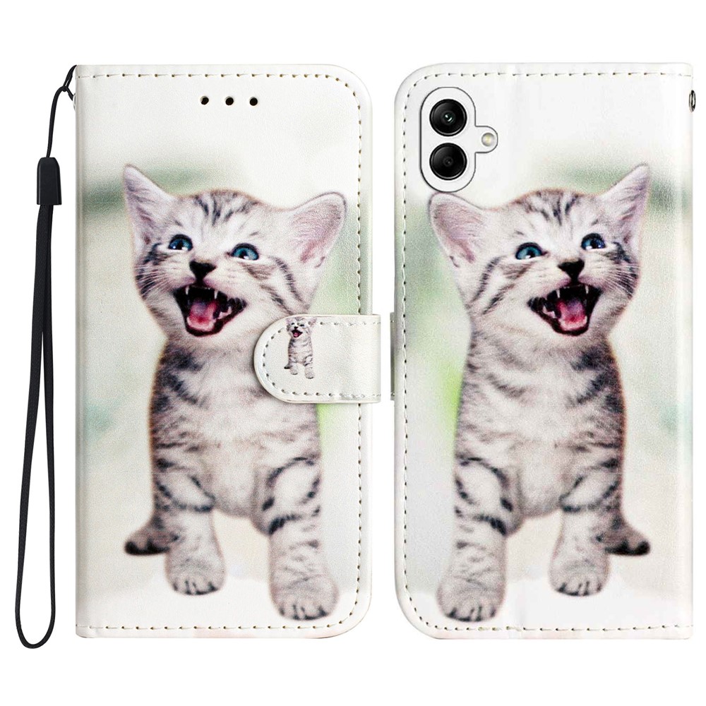 Samsung Galaxy A07 Fodral Med Tryck Katt