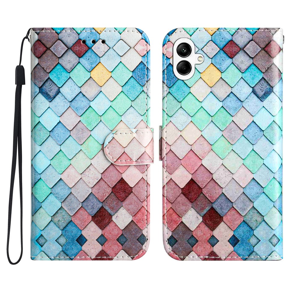  Samsung Galaxy A07 Fodral Med Tryck Grid