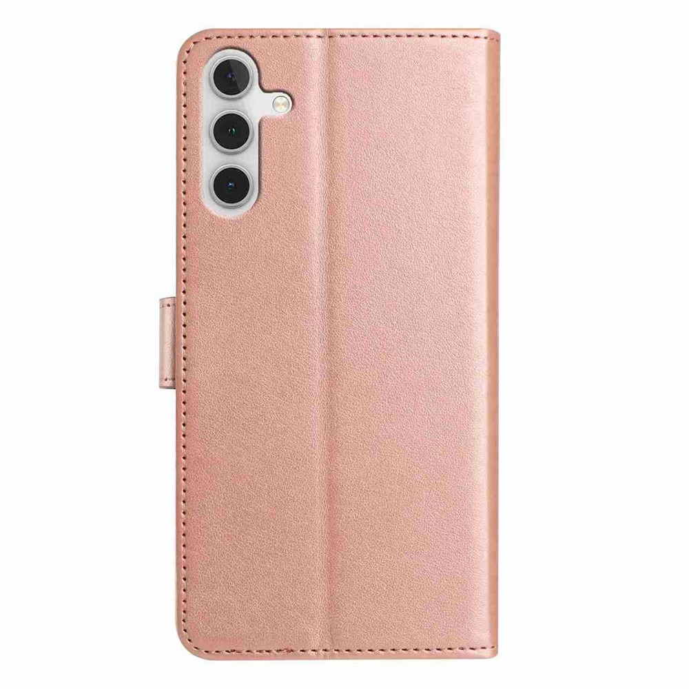  Samsung Galaxy S25 FE Fodral Multifunktionellt Läder Roséguld