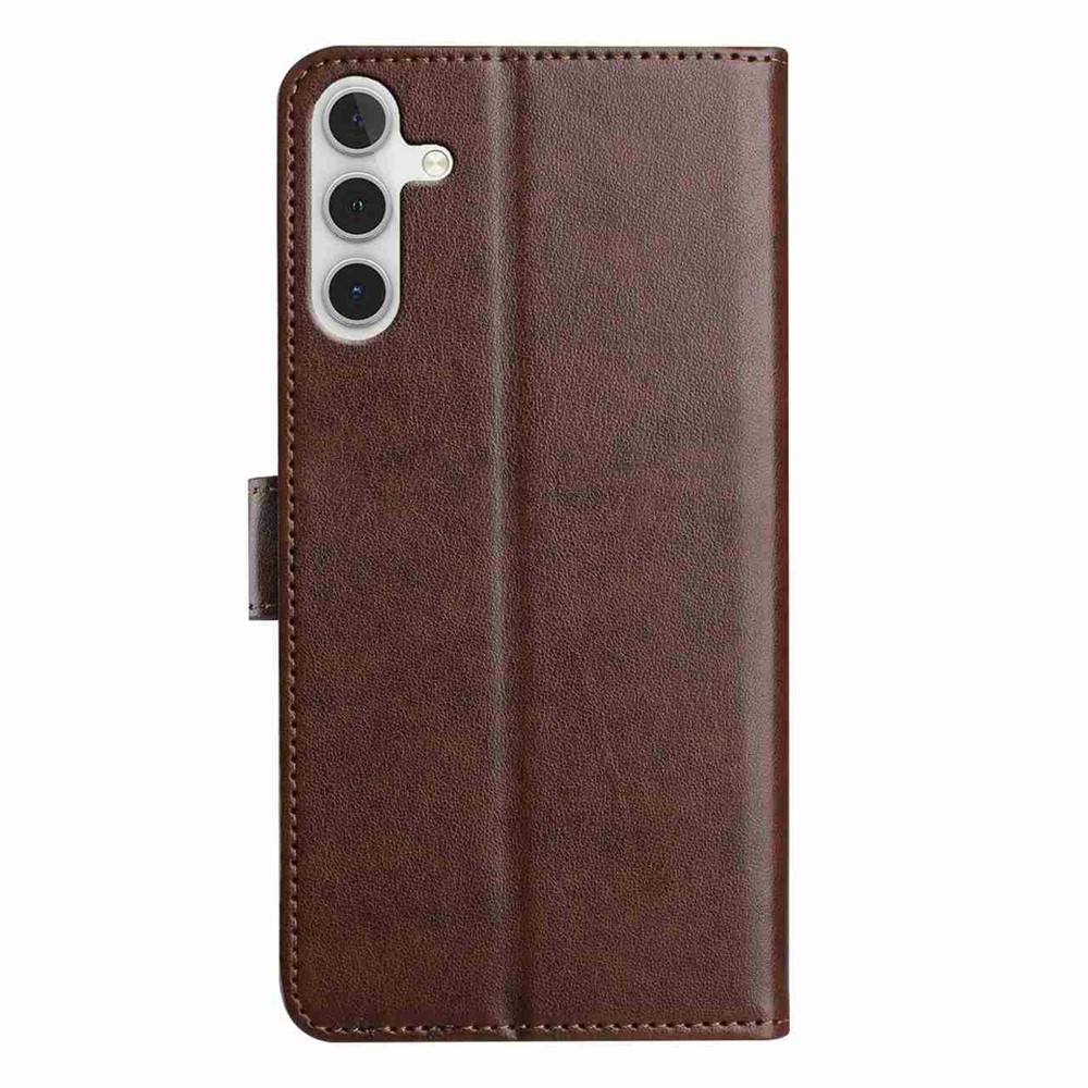  Samsung Galaxy S25 FE Fodral Multifunktionellt Läder Brun