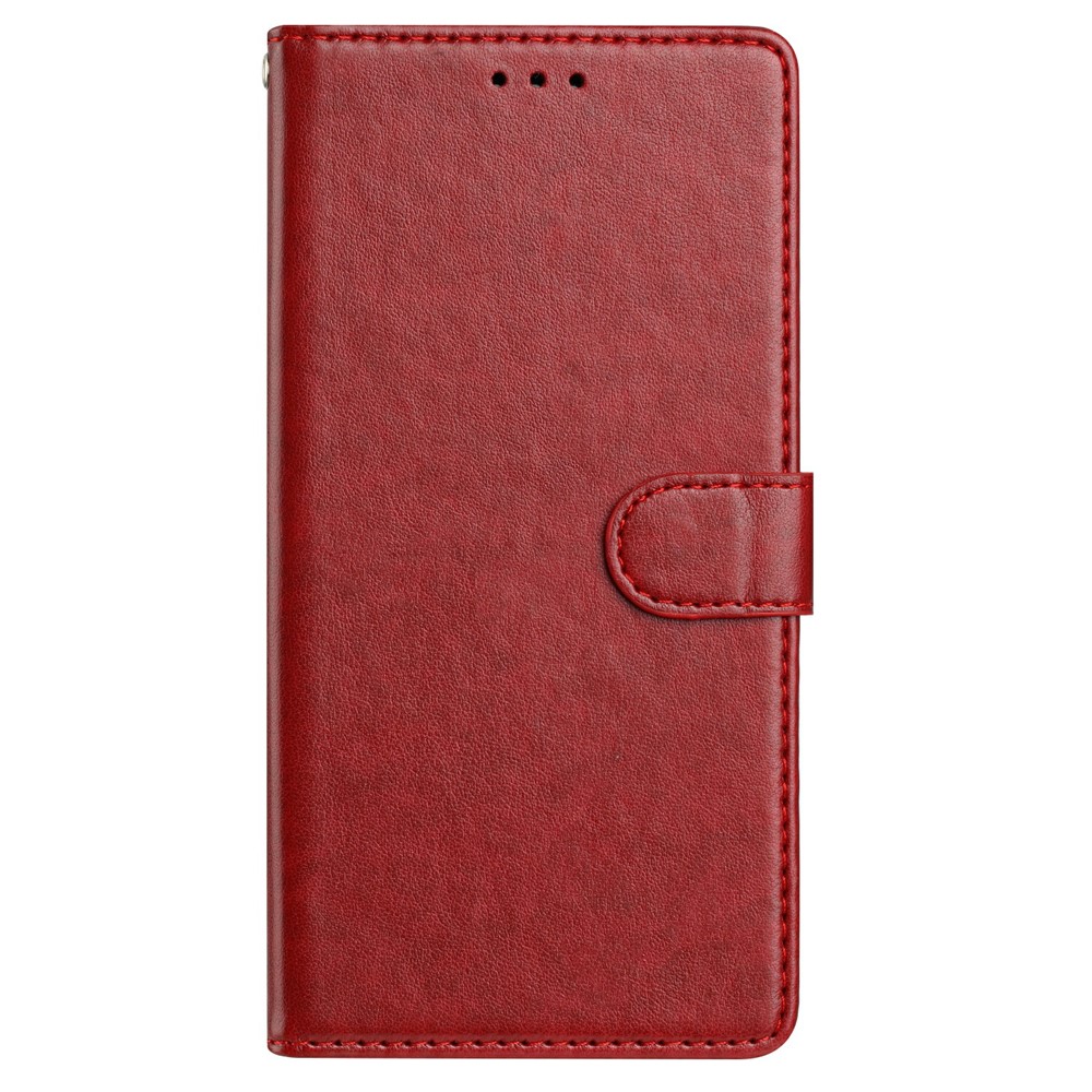  Samsung Galaxy A07 Fodral Läder Röd