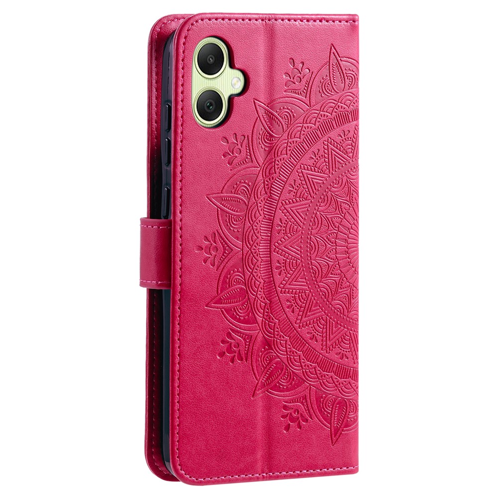  Samsung Galaxy A07 Fodral Mandala Läder Rosa