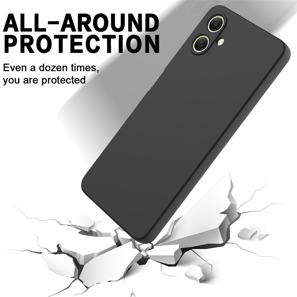  Samsung Galaxy A07 Skal Liquid Silikon Svart