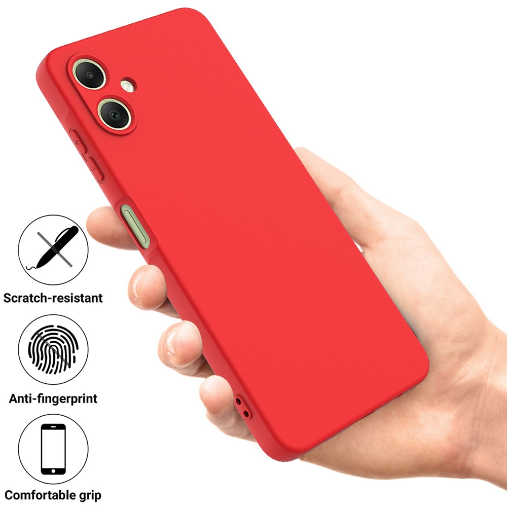  Samsung Galaxy A07 Skal Liquid Silikon Röd