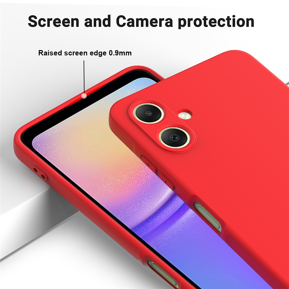  Samsung Galaxy A07 Skal Liquid Silikon Röd