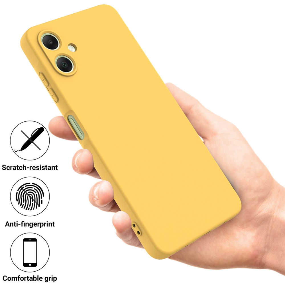  Samsung Galaxy A07 Skal Liquid Silikon Gul