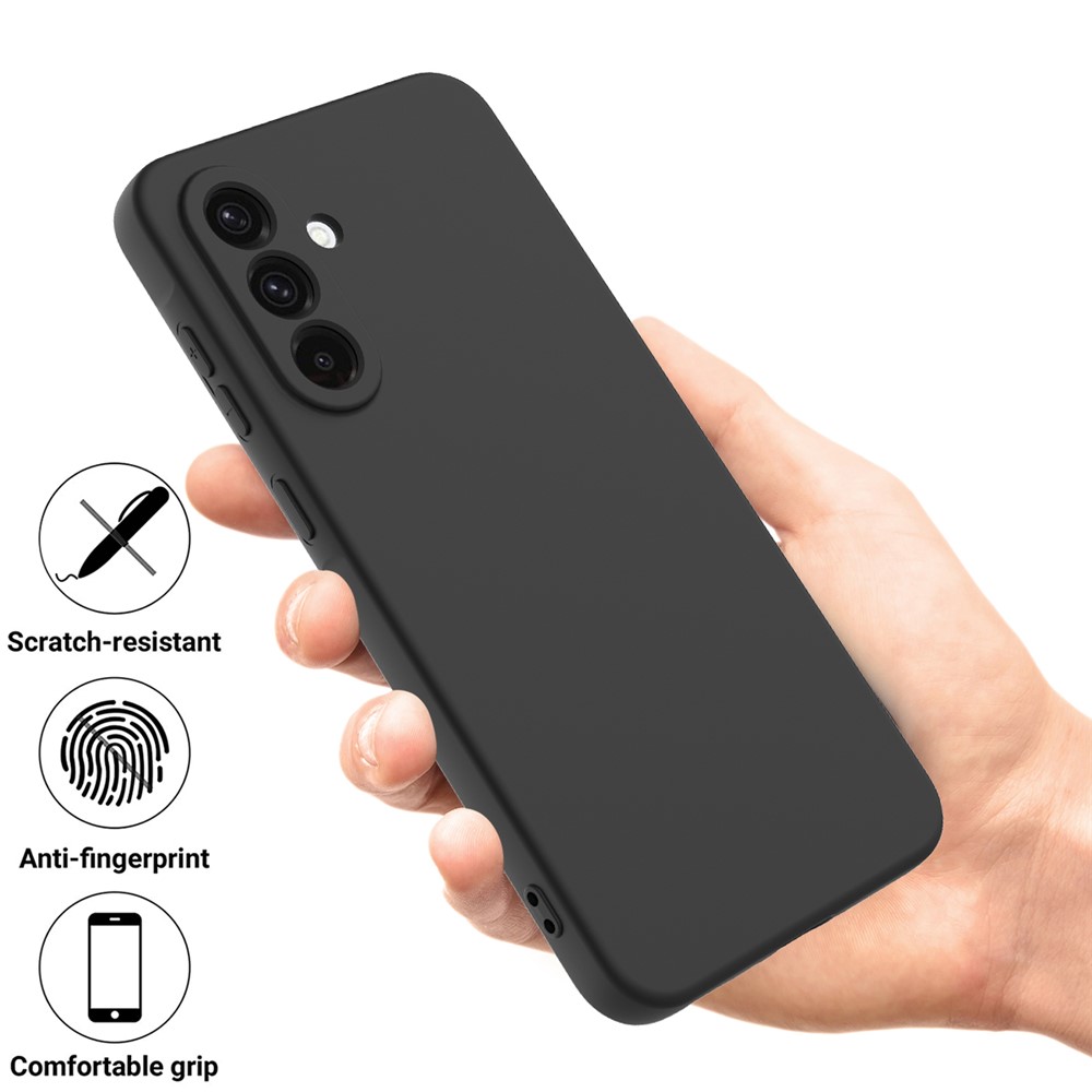  Samsung Galaxy A17 Skal Liquid Silikon Svart