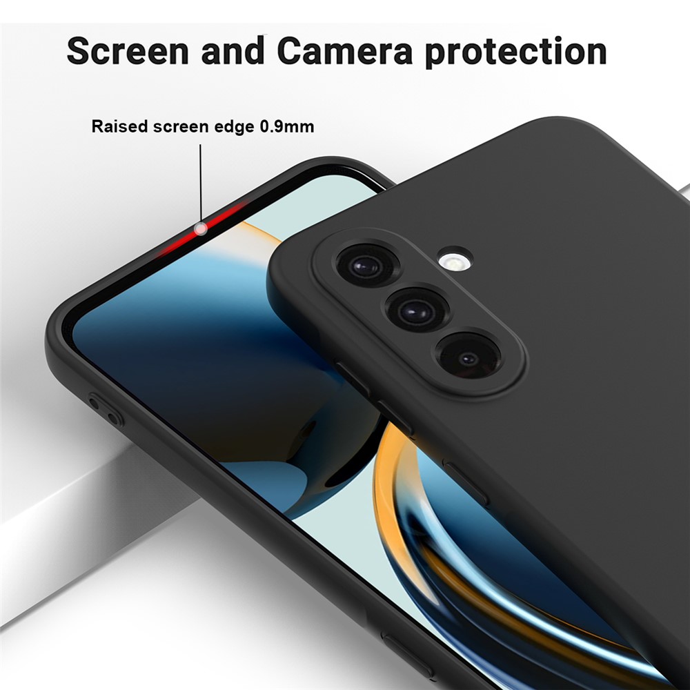  Samsung Galaxy A17 Skal Liquid Silikon Svart