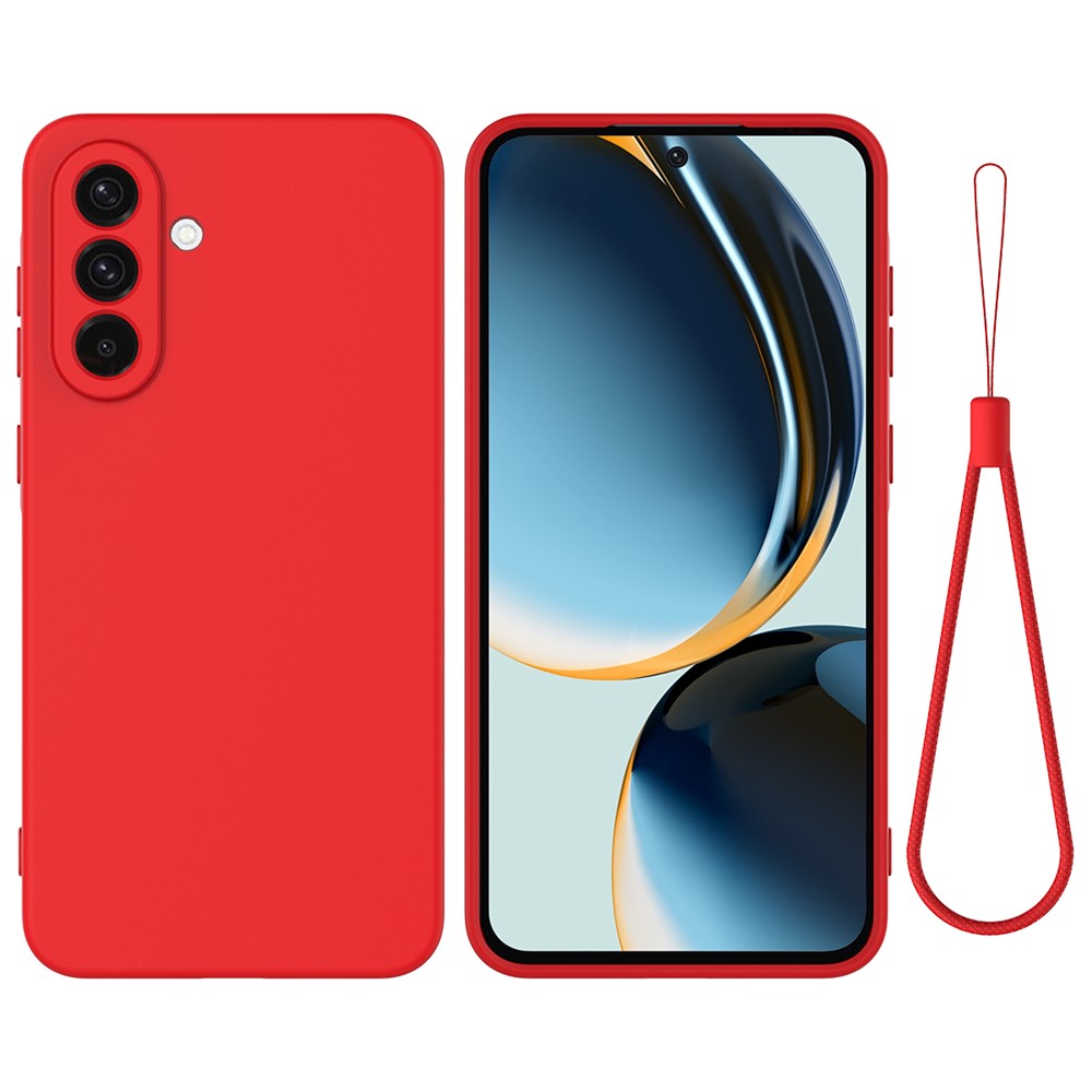  Samsung Galaxy A17 Skal Liquid Silikon Röd