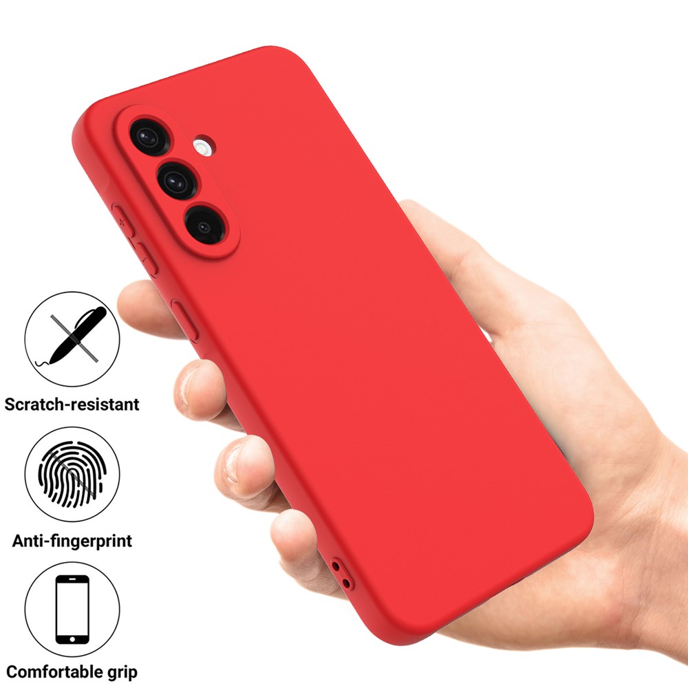  Samsung Galaxy A17 Skal Liquid Silikon Röd