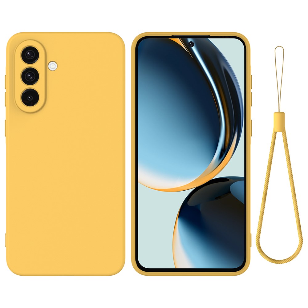  Samsung Galaxy A17 Skal Liquid Silikon Gul