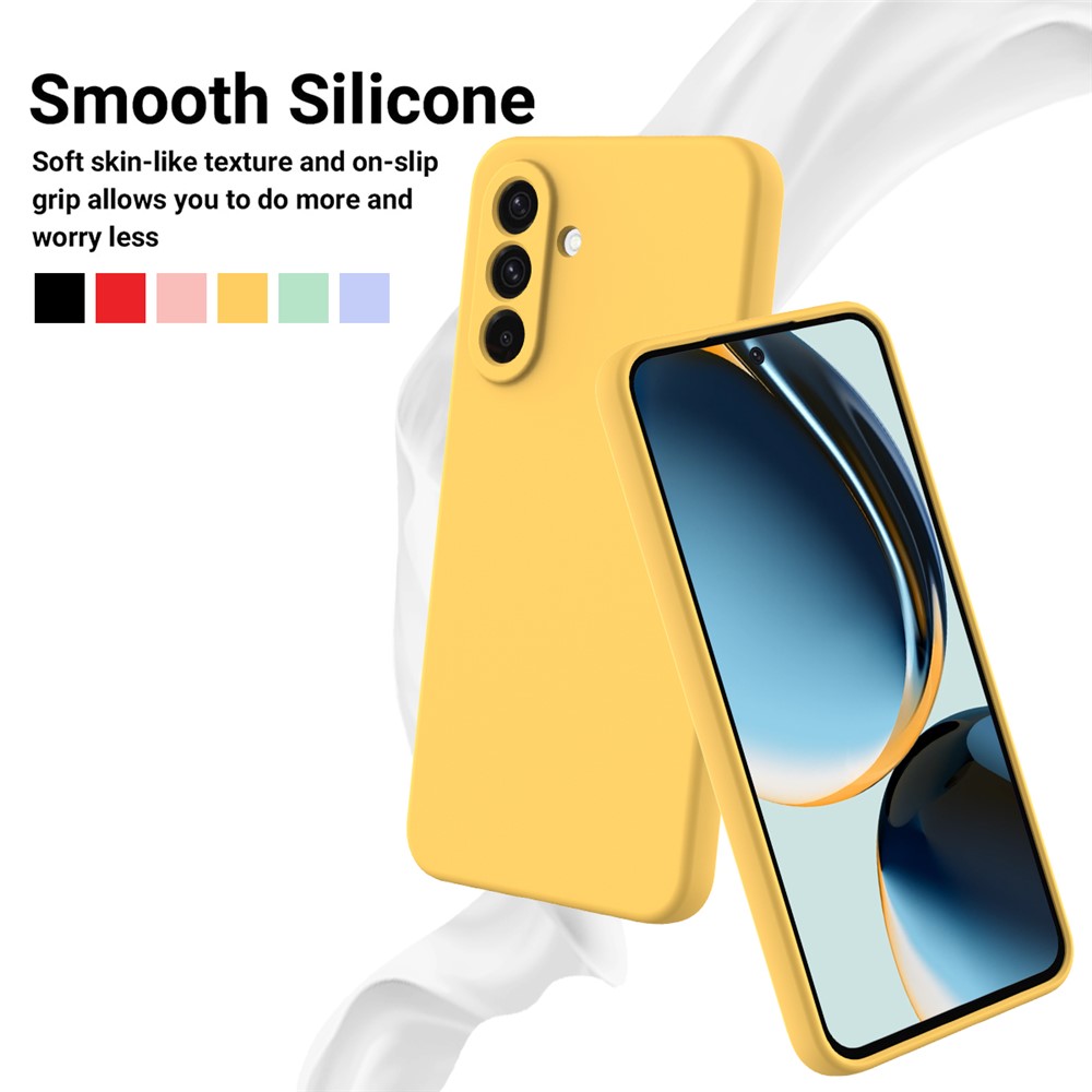  Samsung Galaxy A17 Skal Liquid Silikon Gul