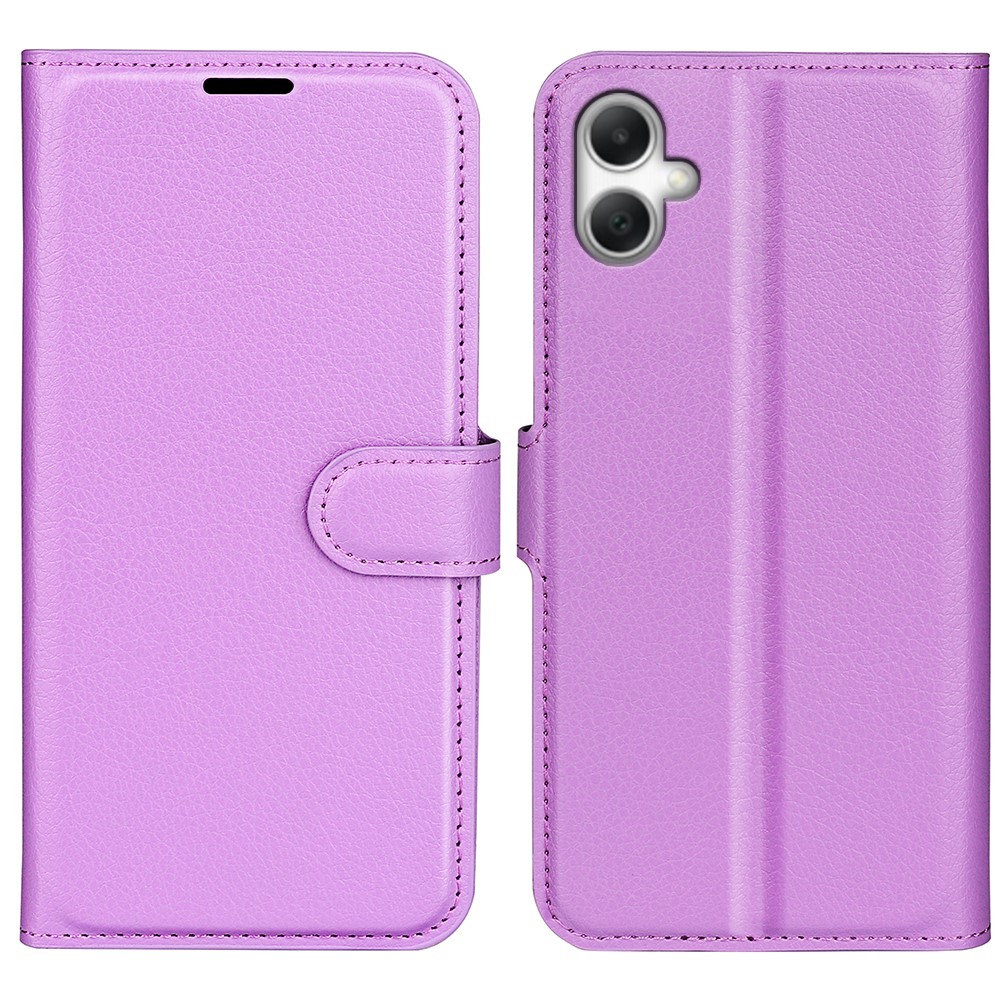  Samsung Galaxy A07 Fodral Litchi Läder Lila