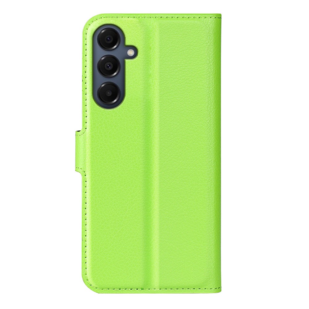  Samsung Galaxy A17 Fodral Litchi Läder Grön