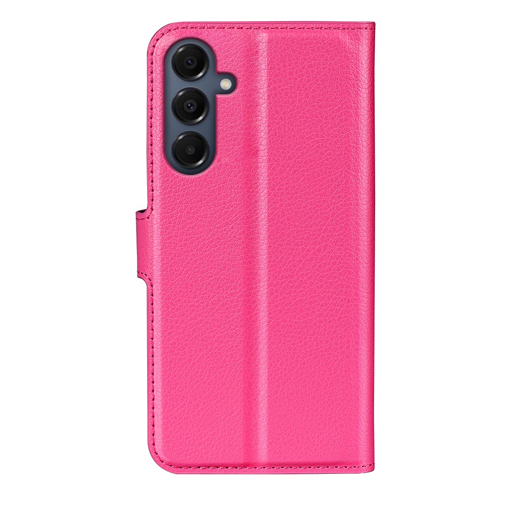  Samsung Galaxy A17 Fodral Litchi Läder Rosa