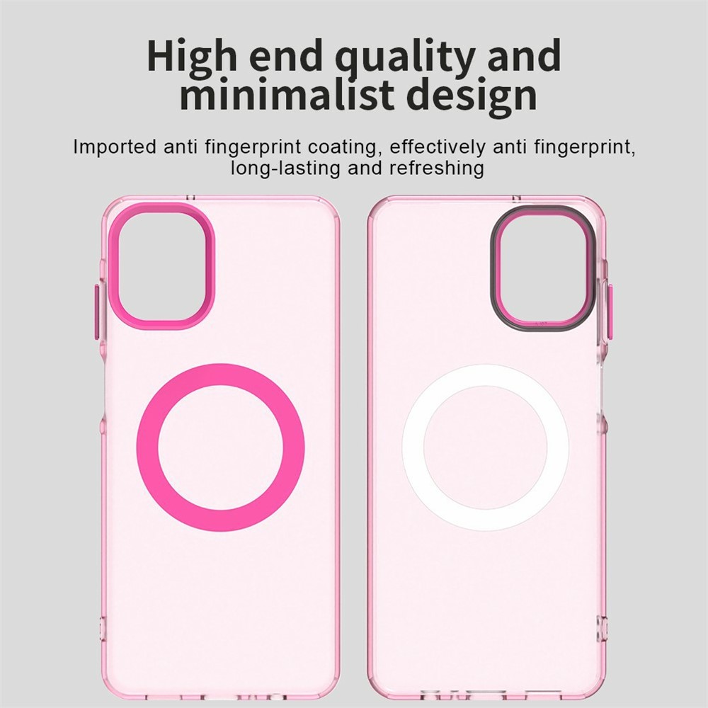  Samsung Galaxy A07 Skal MagSafe Hybrid Rosa