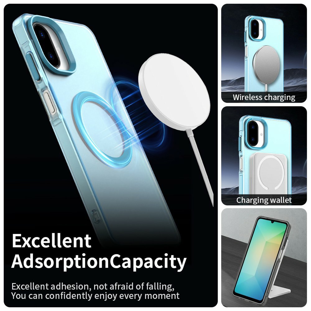  Samsung Galaxy A07 Skal MagSafe Hybrid Blå