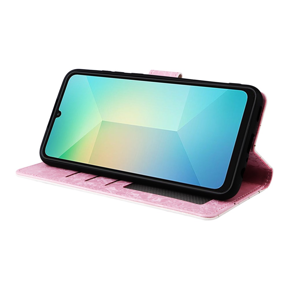  Samsung Galaxy A07 Fodral RFID Läder Små Blommor